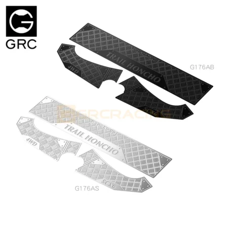 Stainless Steel Diamond Decorative Sheets for Axial SCX6 Honcho Bumper Upgrade