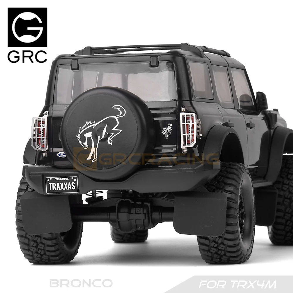 Stainless Steel Taillight Cover Mesh Grille Protection for TRX4M Bronco - Image 3