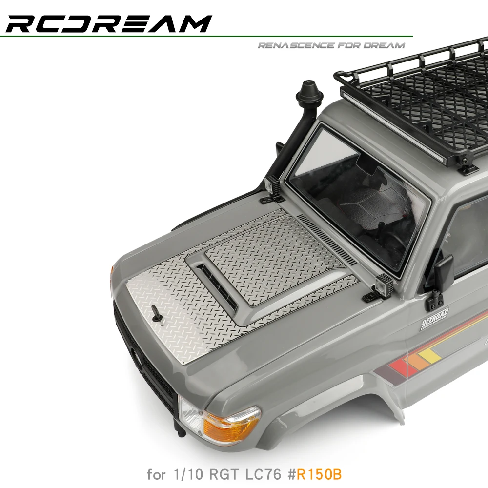 Stainless Steel Chequered Plate Skid Protective Sheet for RGT EX86190 LC76 - Image 5