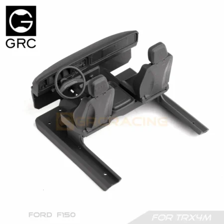 3D Printed Interior Dashboard Seat with Cooling Fan for TRX4M TRX4MT F150