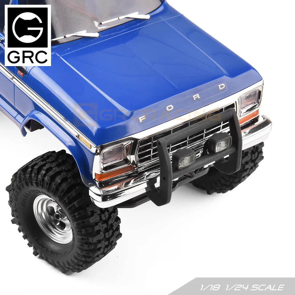 Front bumper square spotlight search lights for 1/18 1/24 RC crawler cars - Image 5