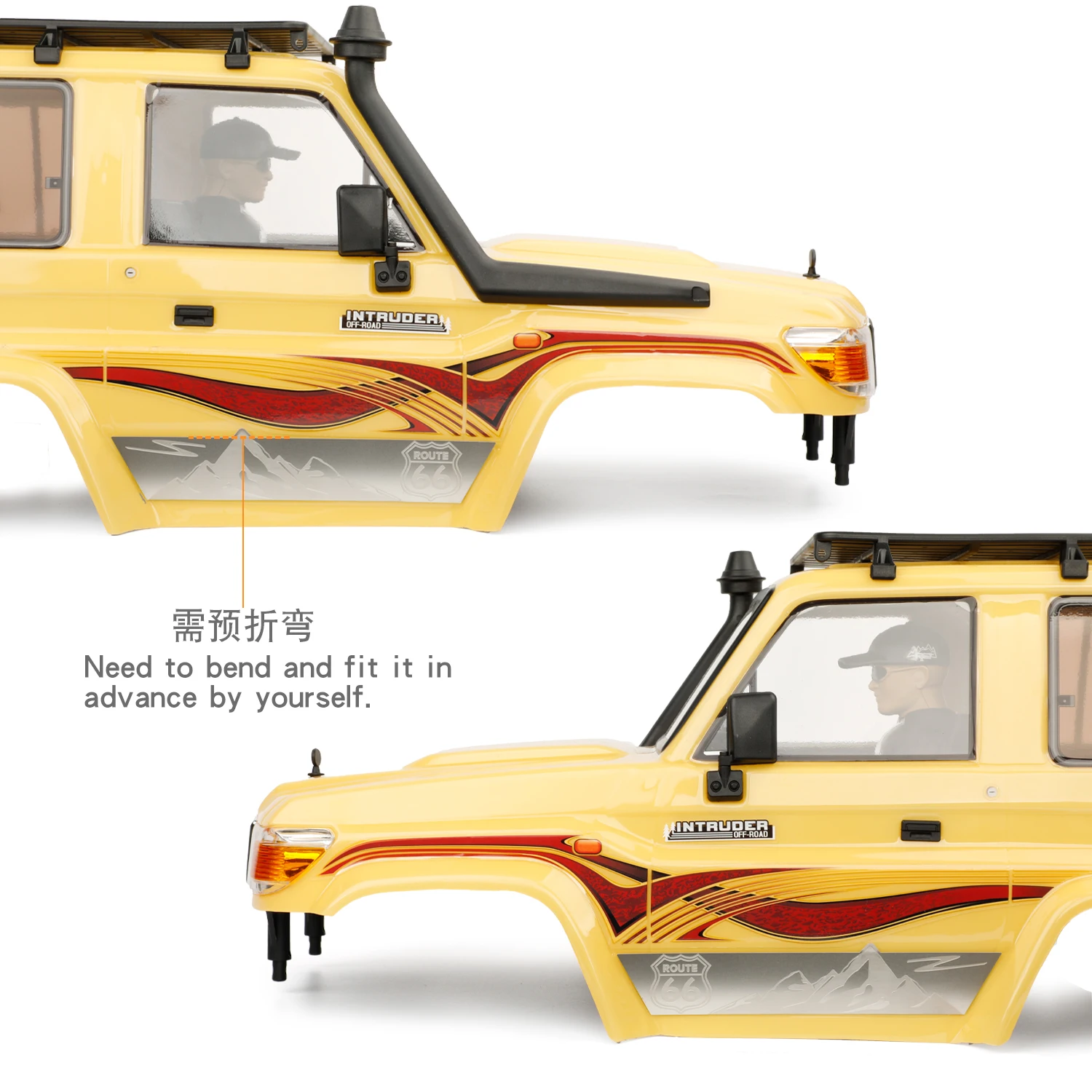 1/10 Side Skirt Metal Protection Sheets Stainless Steel Guard Plates for RGT LC71 - Image 8