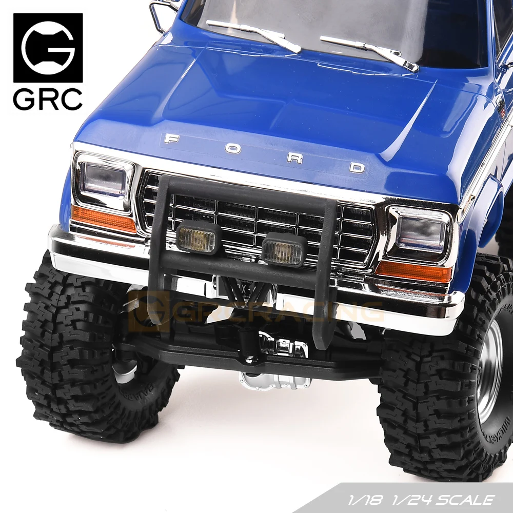 Front bumper square spotlight search lights for 1/18 1/24 RC crawler cars - Image 4