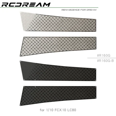 Hood Bonnet Protective Sheets Antiskid Chequered Plates for FMS FCX10