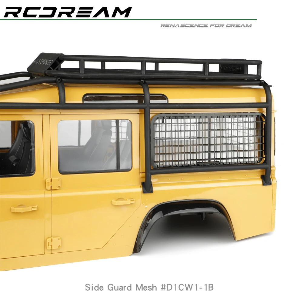 Side/Tail Window Guard Mesh Protection Net for TRX4 Defender RD110 RD90 - Image 3