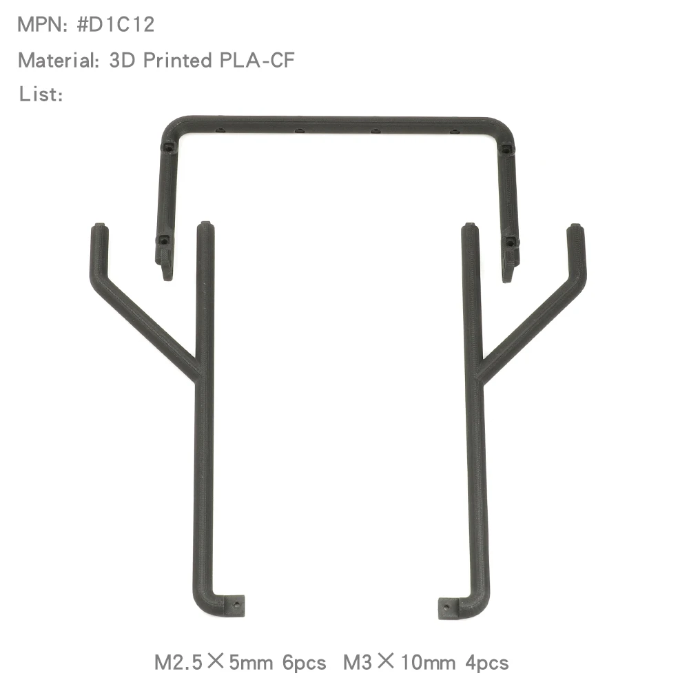 Spare Battery Box Tool Box Roll Cage 3D Printed for RD110 2Door Pickup - Image 6