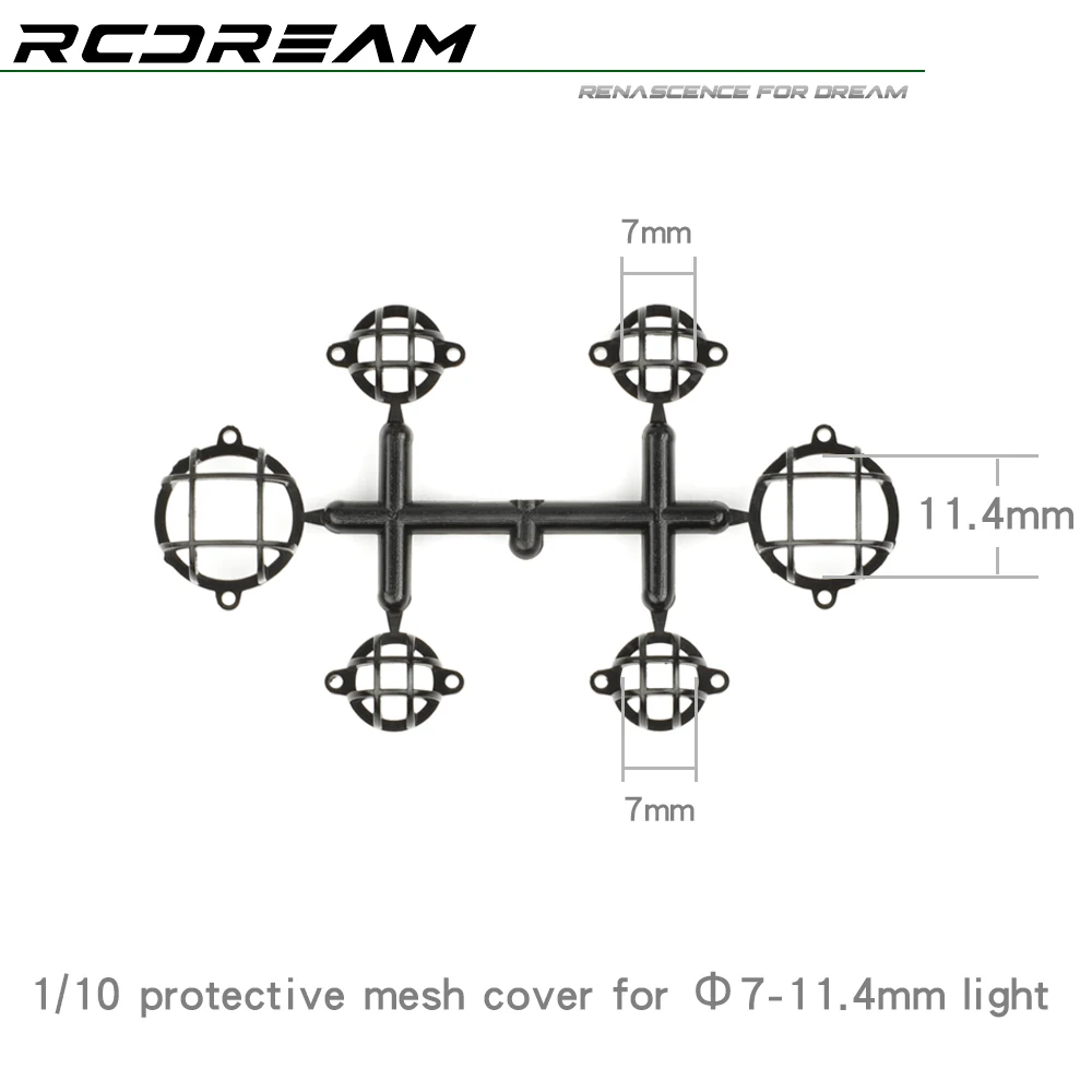 Tail Light Mesh Cover Protective Net for TRX4 D90 RD110 SCX10 MST Body Upgrade - Image 5