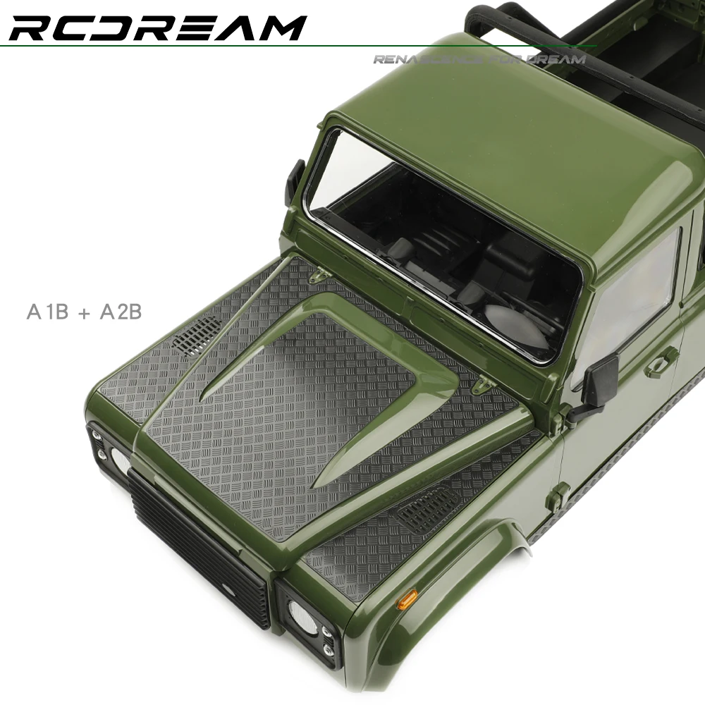 Stainless Steel Diamond Chequered Plates for RD110 RD90 RD130 Hood Upgrade - Image 2