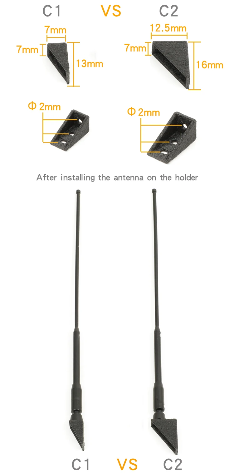 Simulated Antenna Aerial Decoration Signal Pole for RC Car Crawler TRX4m MN168 MN222 MN82 MN99s UD - Image 37
