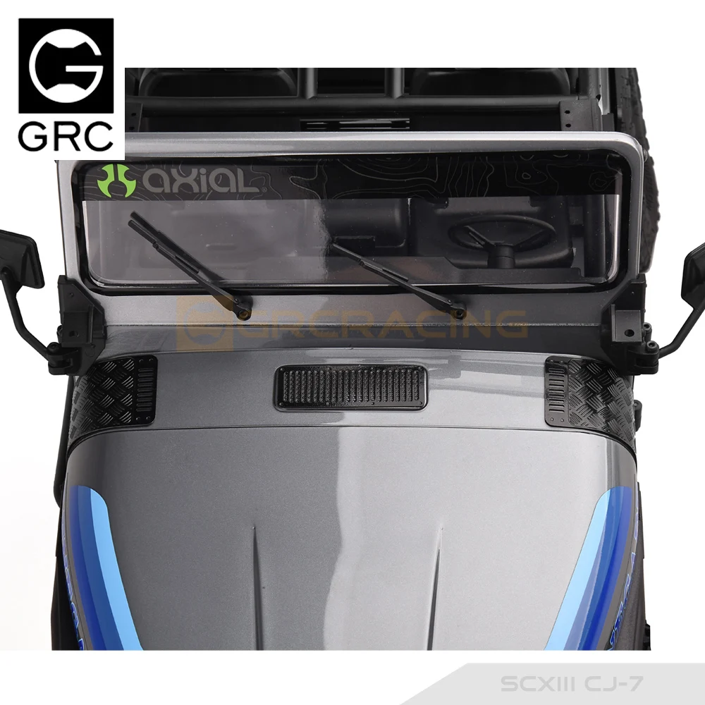 Hood Grille Stainless Steel Decorative Sheets for SCX10 III CJ-7 Upgrade Parts - Image 5