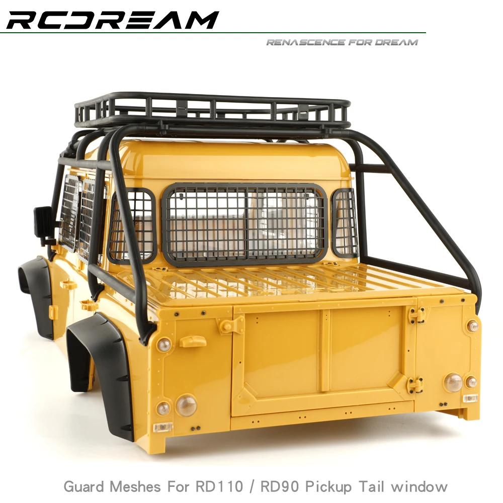 Mesh Protective Net for RD110 RD90 Pickup Tail Window Black