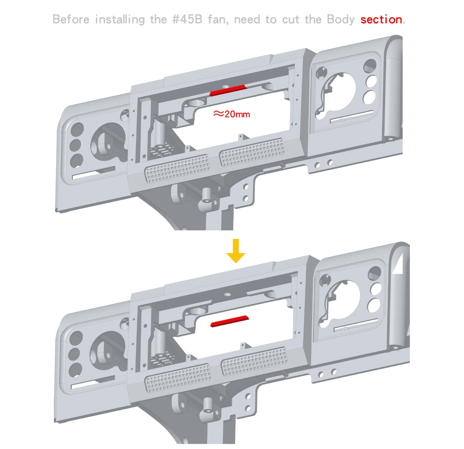 Front-mount ESC Fan Bracket Battery Plate for TRX4 313/324mm Chassis - Image 16