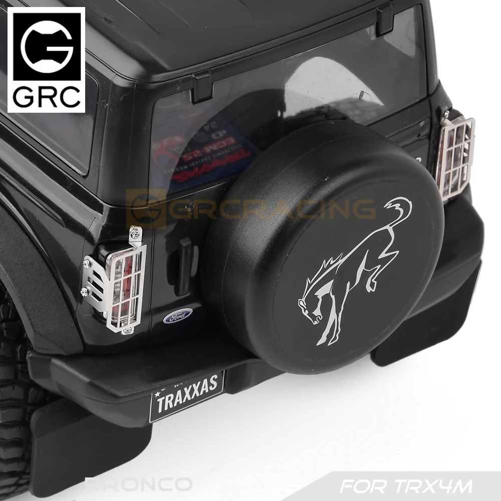 Stainless Steel Taillight Cover Mesh Grille Protection for TRX4M Bronco - Image 5