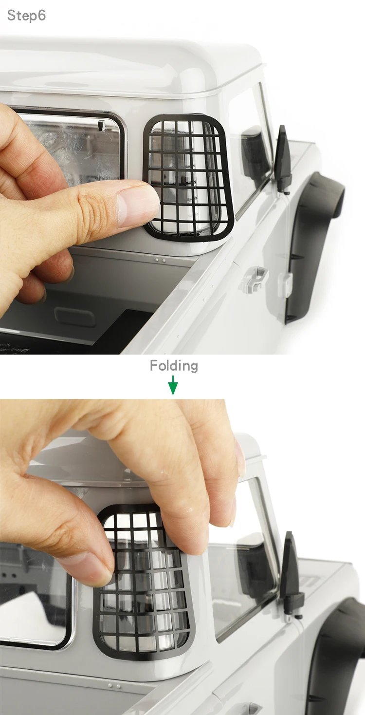 Mesh Protective Net for RD110 RD90 Pickup Tail Window Black - Image 12