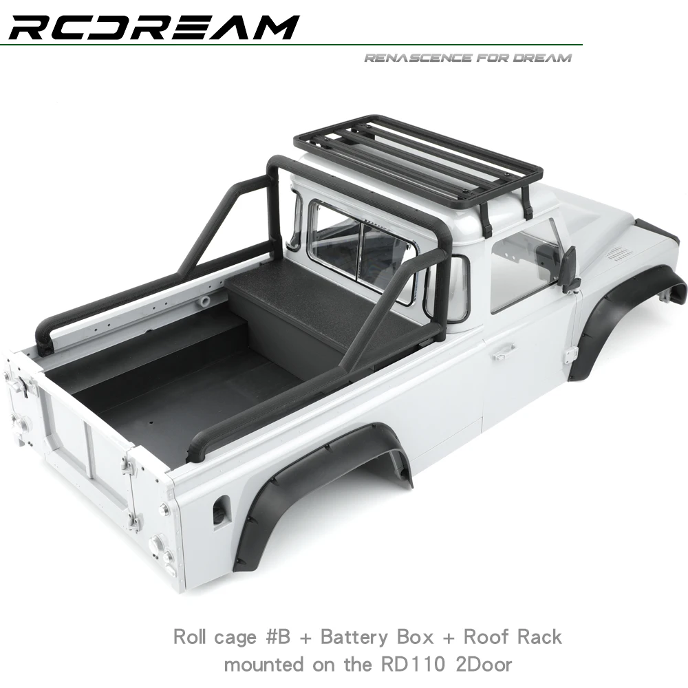 Spare Battery Box Tool Box Roll Cage 3D Printed for RD110 2Door Pickup - Image 4