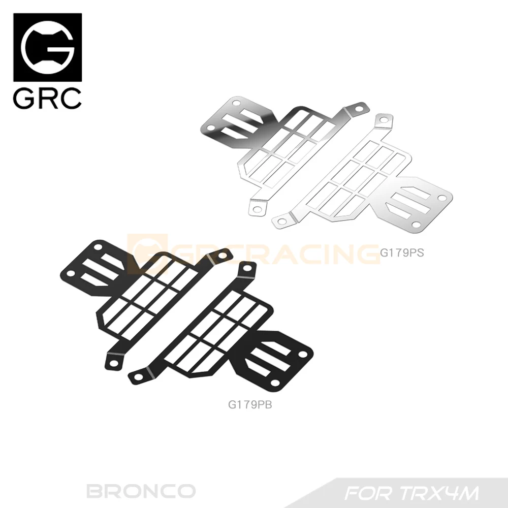Stainless Steel Taillight Cover Mesh Grille Protection for TRX4M Bronco