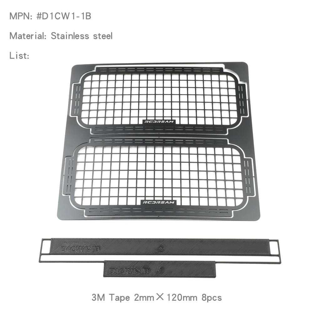 Side/Tail Window Guard Mesh Protection Net for TRX4 Defender RD110 RD90 - Image 5