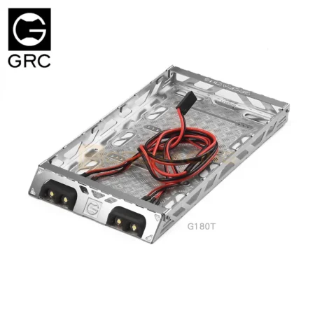 1/18 Scale Stainless Steel Roof Luggage Rack T Style for TRX4M SCX24 FCX24M