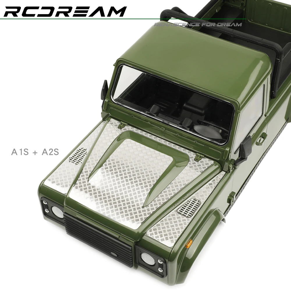 Stainless Steel Diamond Chequered Plates for RD110 RD90 RD130 Hood Upgrade - Image 3