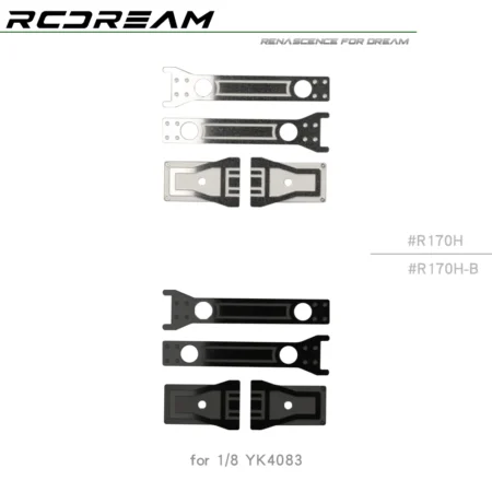 Stainless Steel Decorative Tailgate Hinge Upgrade Parts for YK4083