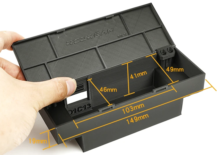 Spare Battery Box Tool Box Roll Cage 3D Printed for RD110 2Door Pickup - Image 8