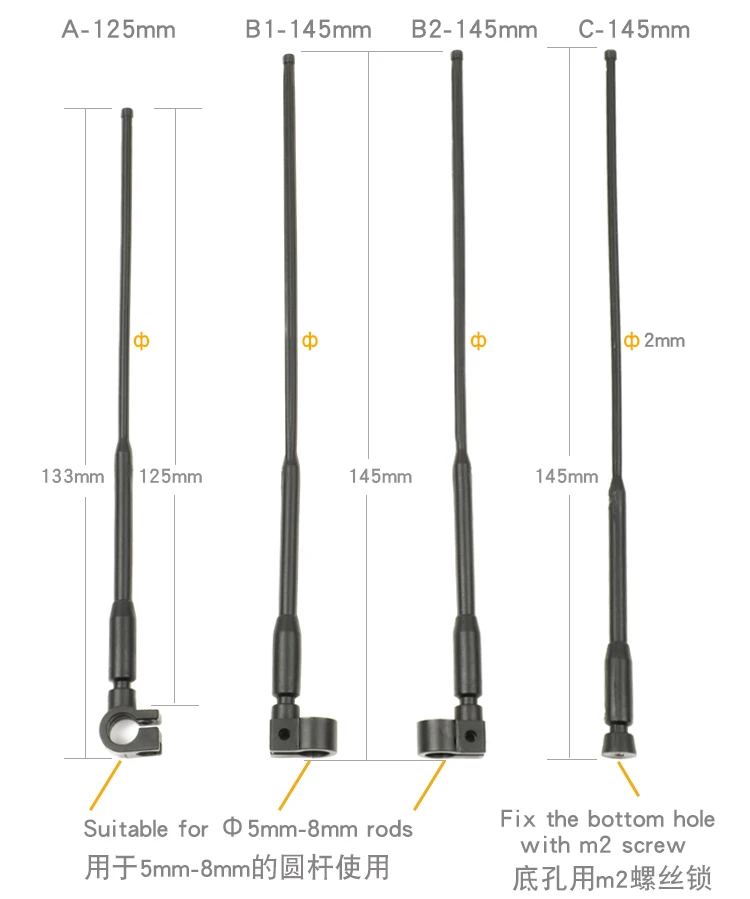 Simulated Antenna Aerial Decoration Signal Pole for RC Car Crawler TRX4m MN168 MN222 MN82 MN99s UD - Image 27