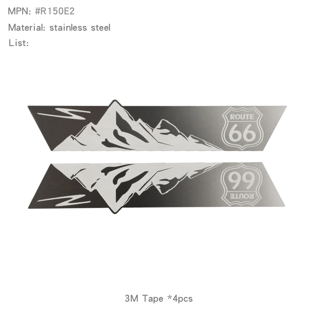 1/10 Side Skirt Metal Protection Sheets Stainless Steel Guard Plates for RGT LC71 - Image 7