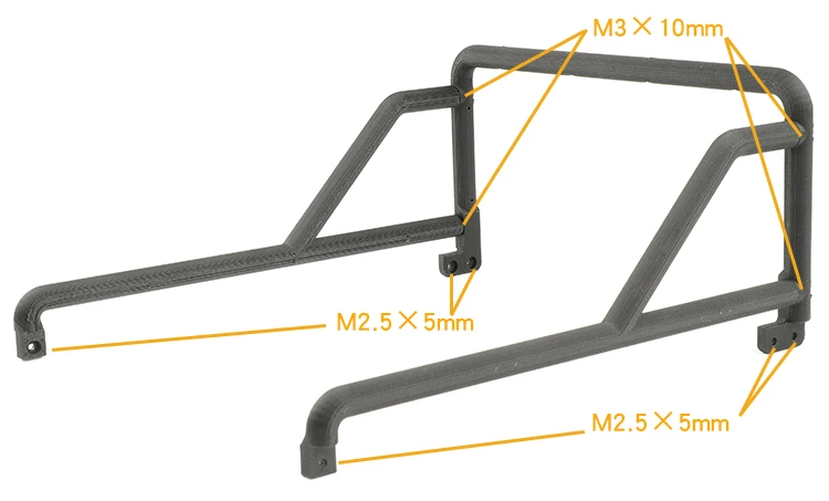 Spare Battery Box Tool Box Roll Cage 3D Printed for RD110 2Door Pickup - Image 18