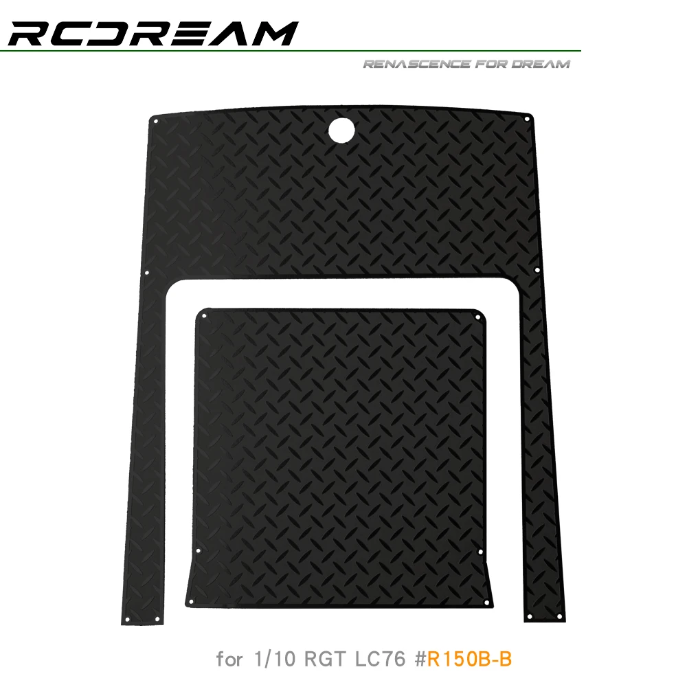 Stainless Steel Chequered Plate Skid Protective Sheet for RGT EX86190 LC76 - Image 2