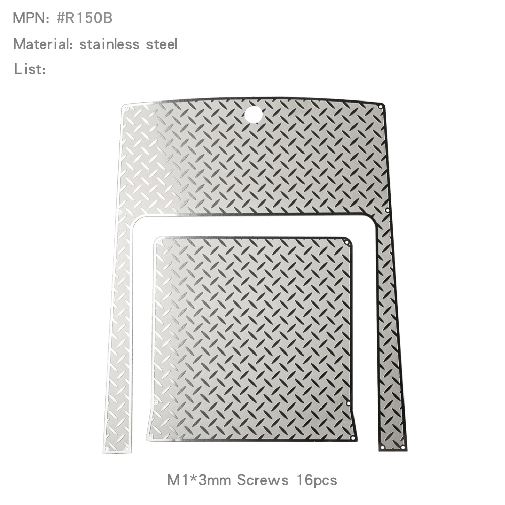 Stainless Steel Chequered Plate Skid Protective Sheet for RGT EX86190 LC76 - Image 7