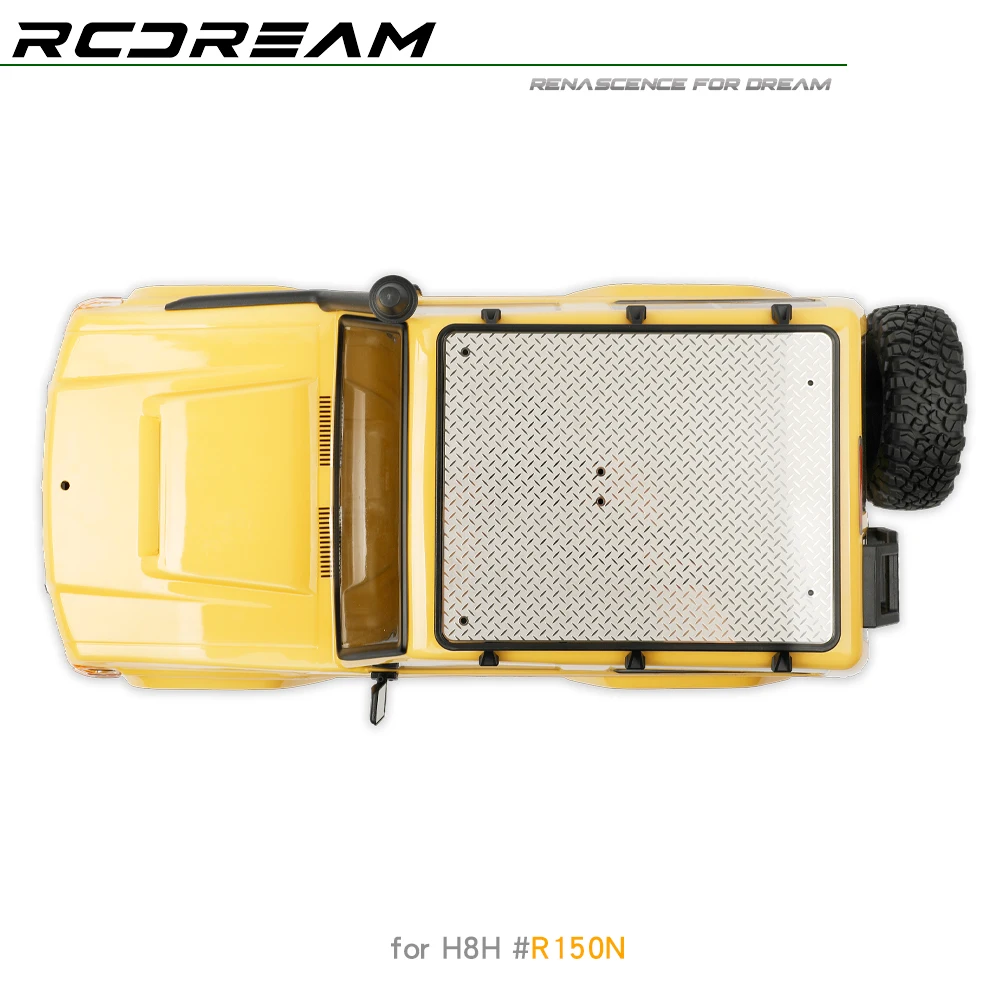 1/10 Base Mount Sheet Metal Chequered Plate for RGT EX86020 LC71 Roof Rack - Image 5