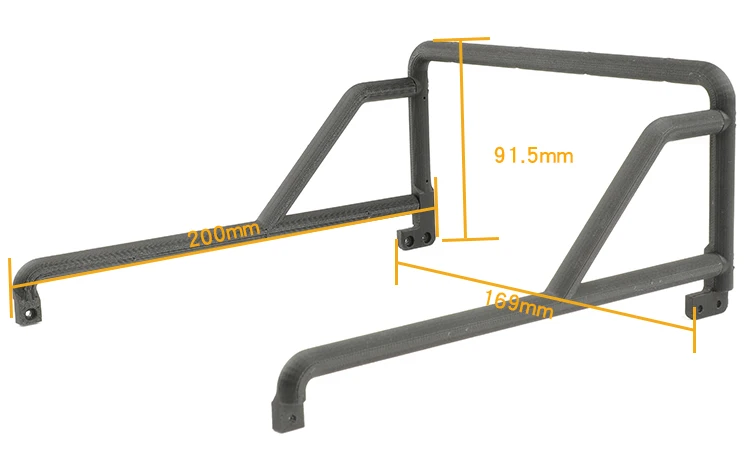 Spare Battery Box Tool Box Roll Cage 3D Printed for RD110 2Door Pickup - Image 13