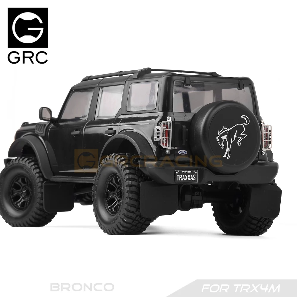 Stainless Steel Taillight Cover Mesh Grille Protection for TRX4M Bronco - Image 4