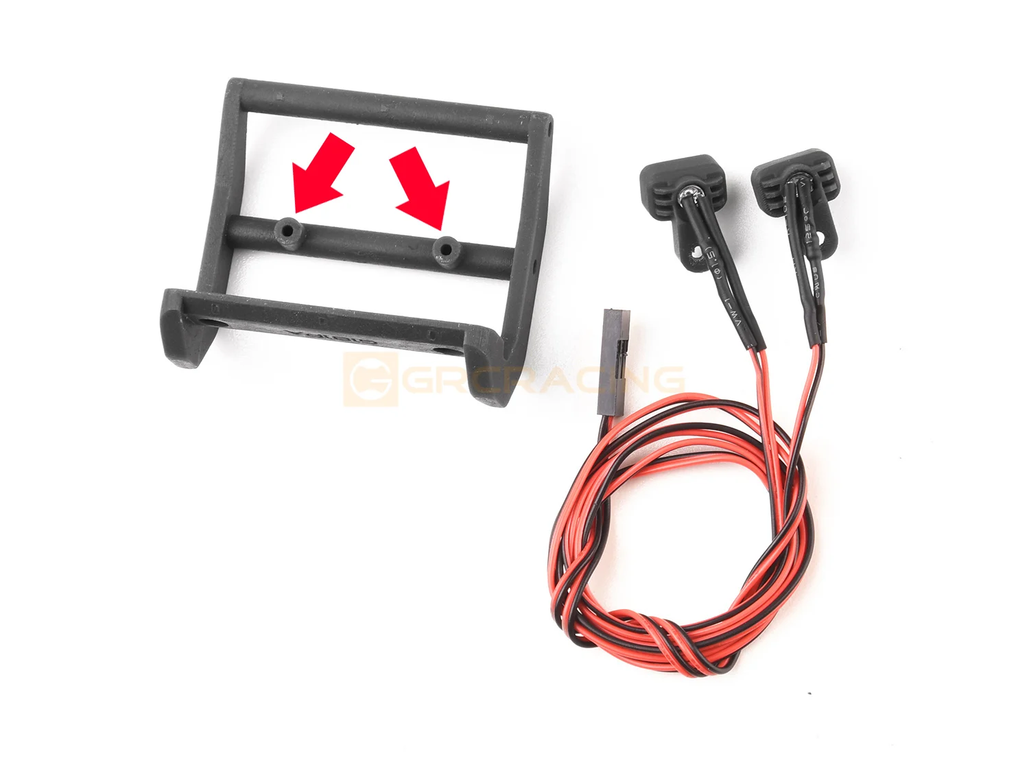 Front bumper square spotlight search lights for 1/18 1/24 RC crawler cars - Image 16