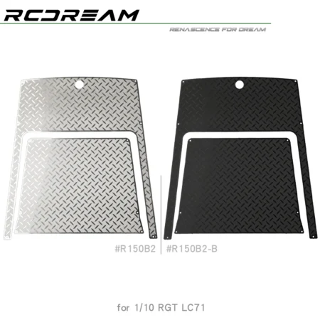 1/10 Stainless Steel Chequered Plate for RGT EX86020 LC71 Bonnet Upgrade