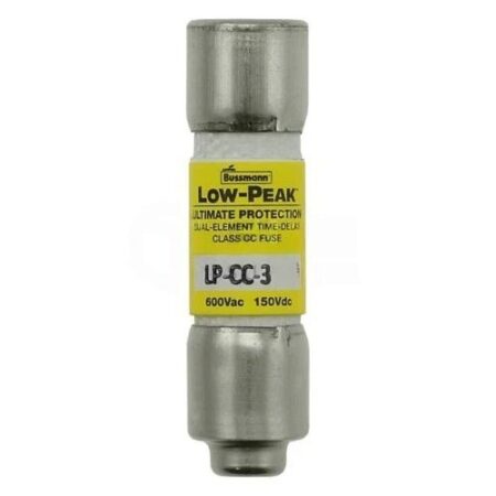 10PCS BUSSMANN LP-CC-3 (3 AMP) 600Vac Fast-Acting Fuse