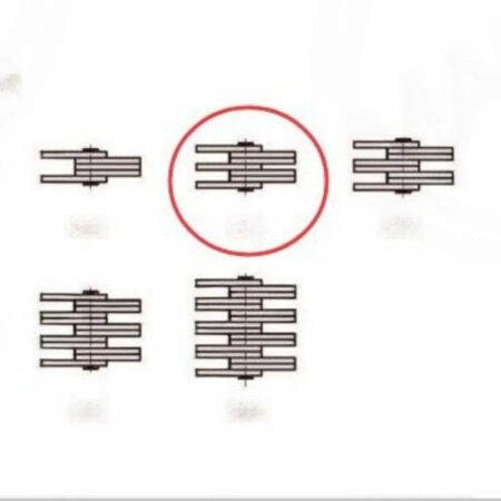 1PC FOR Forklift Mast Chain 412120 FB20-308 FB20-30BL634