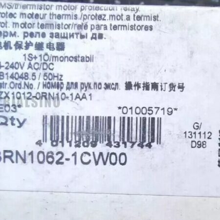 1PCS NEW SIEMENS 3RN1062-1CW00