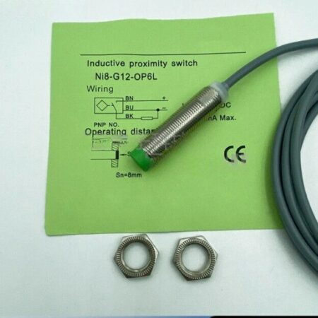 1pc New Fully Threaded Inductive Proximity Switch NI8-G12-OP6L