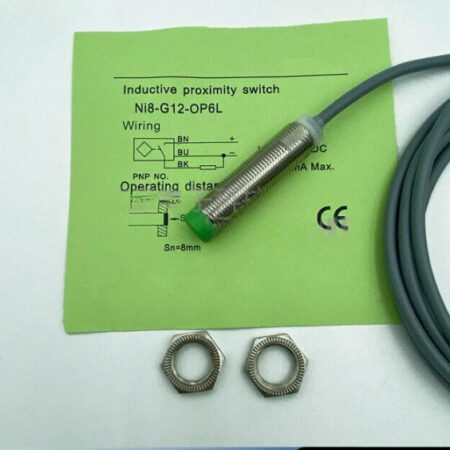1pc New Fully Threaded Inductive Proximity Switch NI8-G12-OP6L