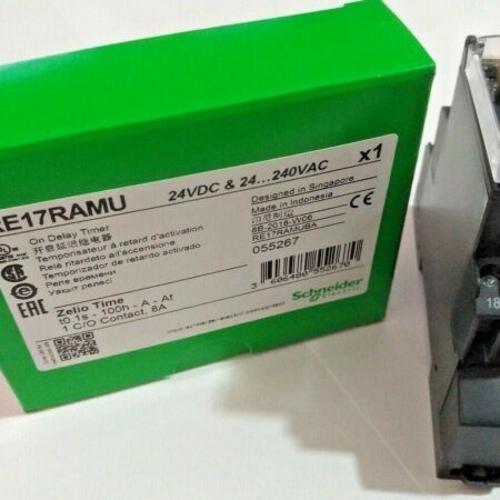 1pc New SCHNEIDER RE17RAMU On Delay Timer 8A Zelio Series