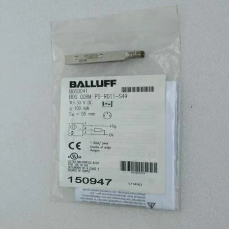1pcs New IN BOX BALLUFF sensor BOS Q08M-PS-RD11-S49 BOS0041 BOSQ08M-PS-RD11-S49