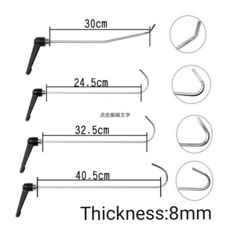 Adjustable Swivel Handle Car Paintless Dent Repair Tool, Hook, Push-Pull Hook