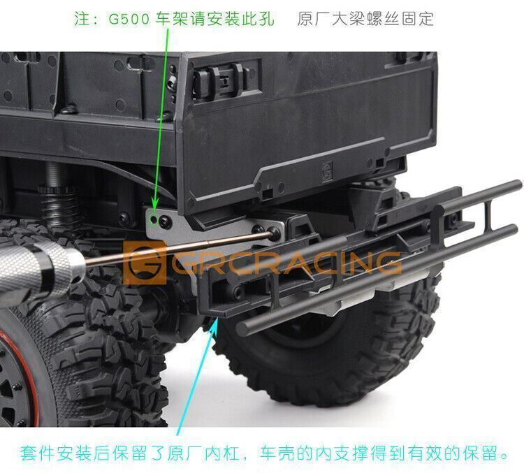 Aluminum Sport Rear Bumper For Traxxas TRX-4 Benz G500 TRX-6 G63 - Image 8