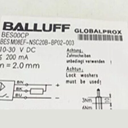 FOR BES M08EF-NSC20B-BP02-003 Balluff Inductive Proximity Sensor