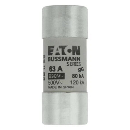 FOR BUSSMANN C22G63 Cylindrical Fuse C22G-63 63A 690V AC 22x58mm