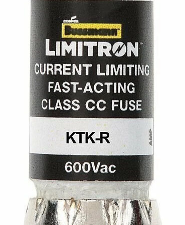 FOR BUSSMANN KTK-R-1-1/2 (1.5 AMP) 600Vac Fast-Acting Fuse