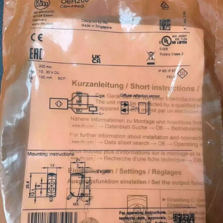 FOR O6H200 IFM O6H-FPKG Photoelectric Sensor