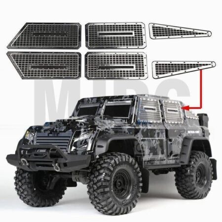 For 1/10 RC Trax TRX-4 TACTICAL UNIT 6pcs Metal Side Window Protection Net