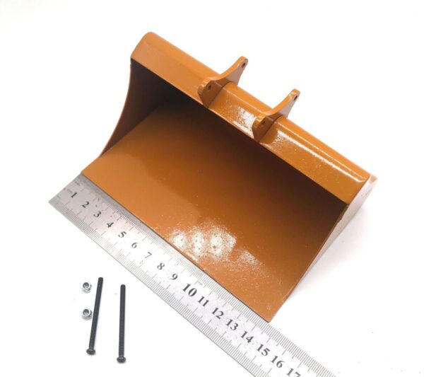 Full Metal Shovel Bucket for Huina 550 580 592 Excavator 1/14 RC Spading Parts - Image 3